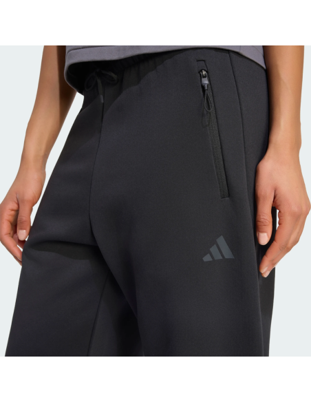 ADIDAS Z.N.E. Women's Trousers OPEN HEM- BLACK