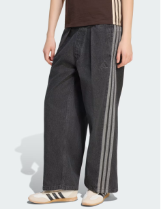 Pantalone Donna Adidas Denim - Nero