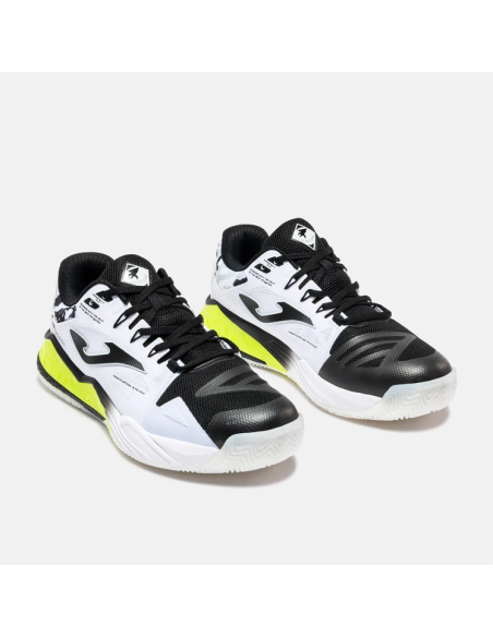 Scarpe Uomo JOMA Padel Spin 2631 - BIANCO/NERO/GIALLO