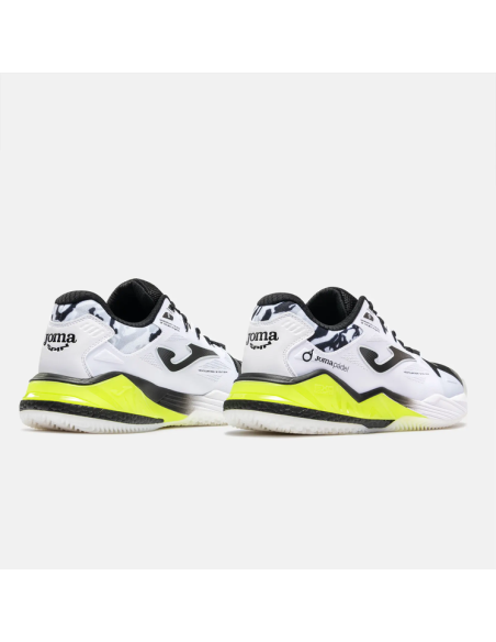 Scarpe Uomo JOMA Padel Spin 2631 - BIANCO/NERO/GIALLO