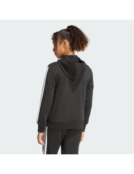 Adidas Essential Full Zip Girls' Sweatshirt - Black