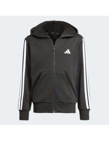 Felpa Ragazza Adidas ESSENTIAL FULL ZIP - Nero