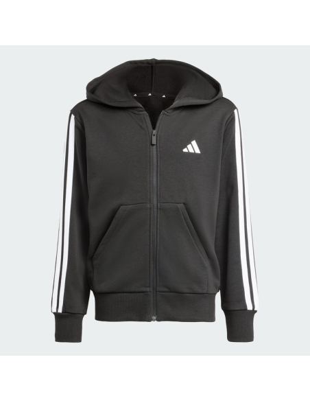 Adidas Essential Full Zip Girls' Sweatshirt - Black