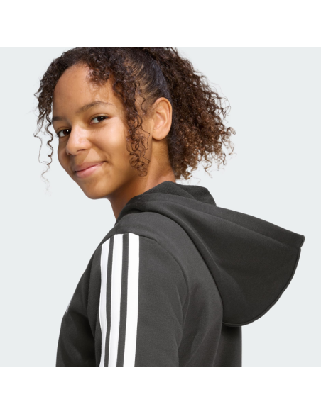 Adidas Essential Full Zip Girls' Sweatshirt - Black