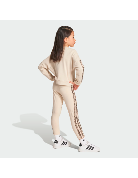 Tuta Bambina Adidas ANIMALIER- Beige