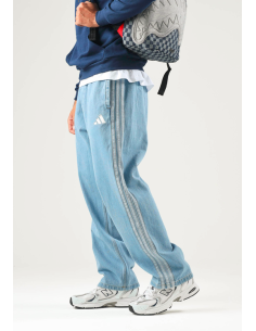 Adidas PERFORMANCE Men's 3-Stripes Sporty Jeans - Light Blue