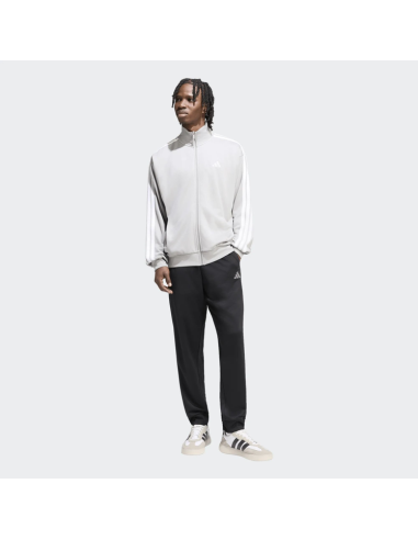 Adidas Men's ART 3-Stripes Tracksuit - Grey/Black