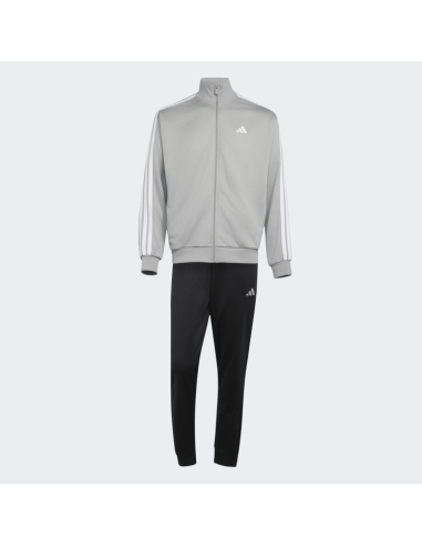 Adidas Men's ART 3-Stripes Tracksuit - Grey/Black