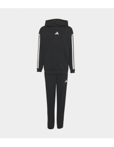 Tuta Bambino Adidas 3-Stripes essentials - nero