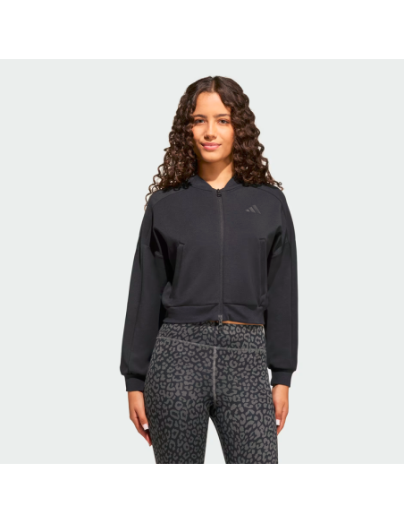Felpa Ragazza Adidas Future Icons 3-Stripes - nero