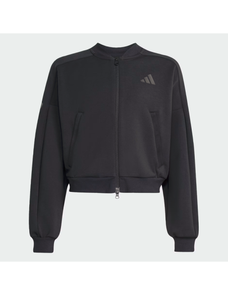 Adidas Future Icons 3-Stripes Girls' Sweatshirt - Black