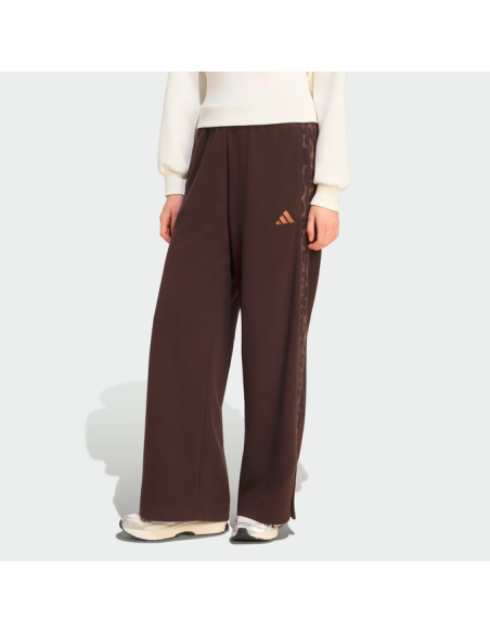 Pantalone Donna Adidas Essentials 3-Stripes Animalier - Marrone