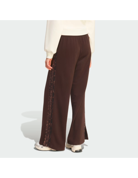 Pantalone Donna Adidas Essentials 3-Stripes Animalier - Marrone