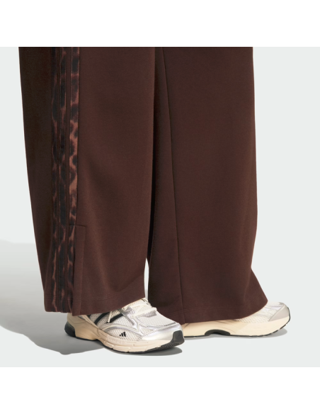 Adidas Essentials 3-Stripes Animalier Women's Pants - Brown