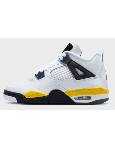 Scarpe Ragazzo Air Jordan 4 Retro - Bianco/Giallo