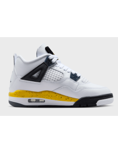 Scarpe Ragazzo Air Jordan 4 Retro - Bianco/Giallo 2