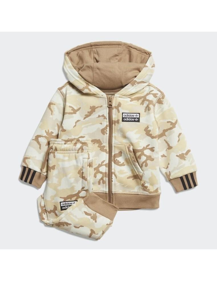 ADIDAS R.Y.V. CAMOUFLAGE HOODIE SET - ED7715