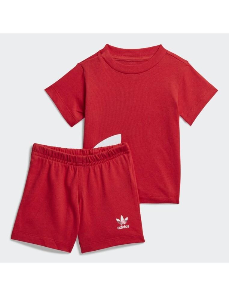 ADIDAS BIG TREFOIL SHORTS TEE - FM5610