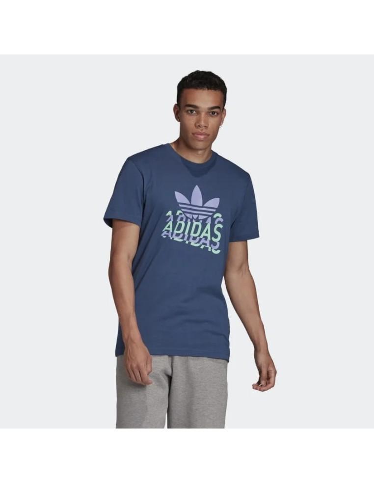 T-SHIRT HERREN ADIDAS MULTI FADE TEE - FM3339