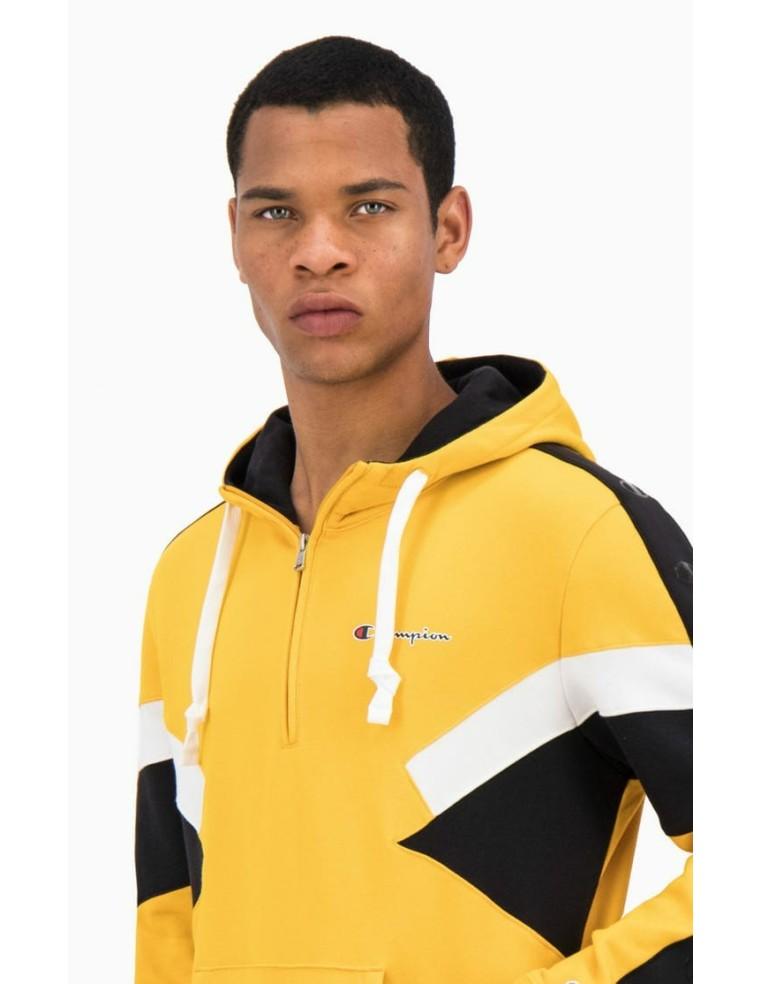 FELPA UOMO CHAMPION HALF ZIP HOODED - 217484