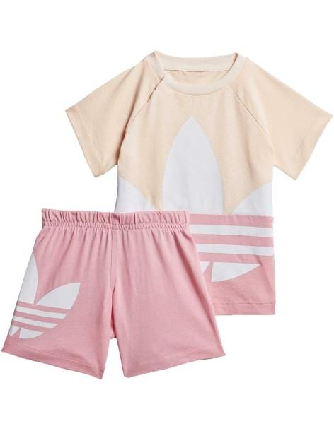 COMPLETINO BAMBINA ADIDAS SHORTS TEE SET- DV2651