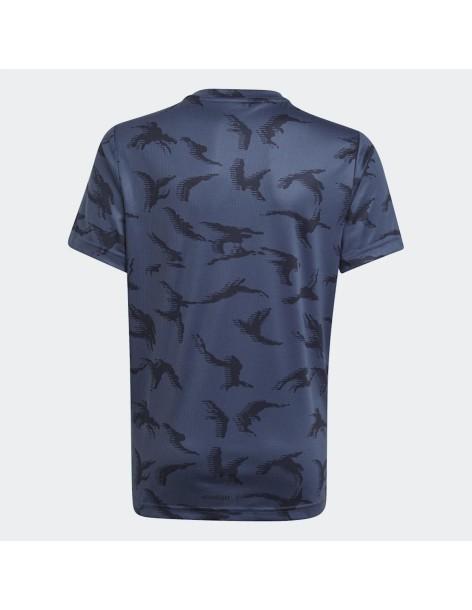 T-SHIRT BAMBINO ADIDAS DESIGNED TO MOVE CAMOUFLAGE- GN1487 2