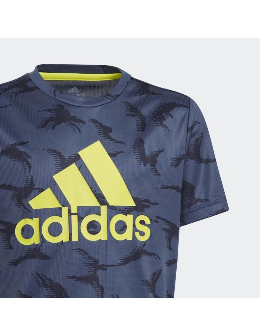 T-SHIRT ENFANT ADIDAS DESIGNED TO MOVE CAMOUFLAGE- GN1487