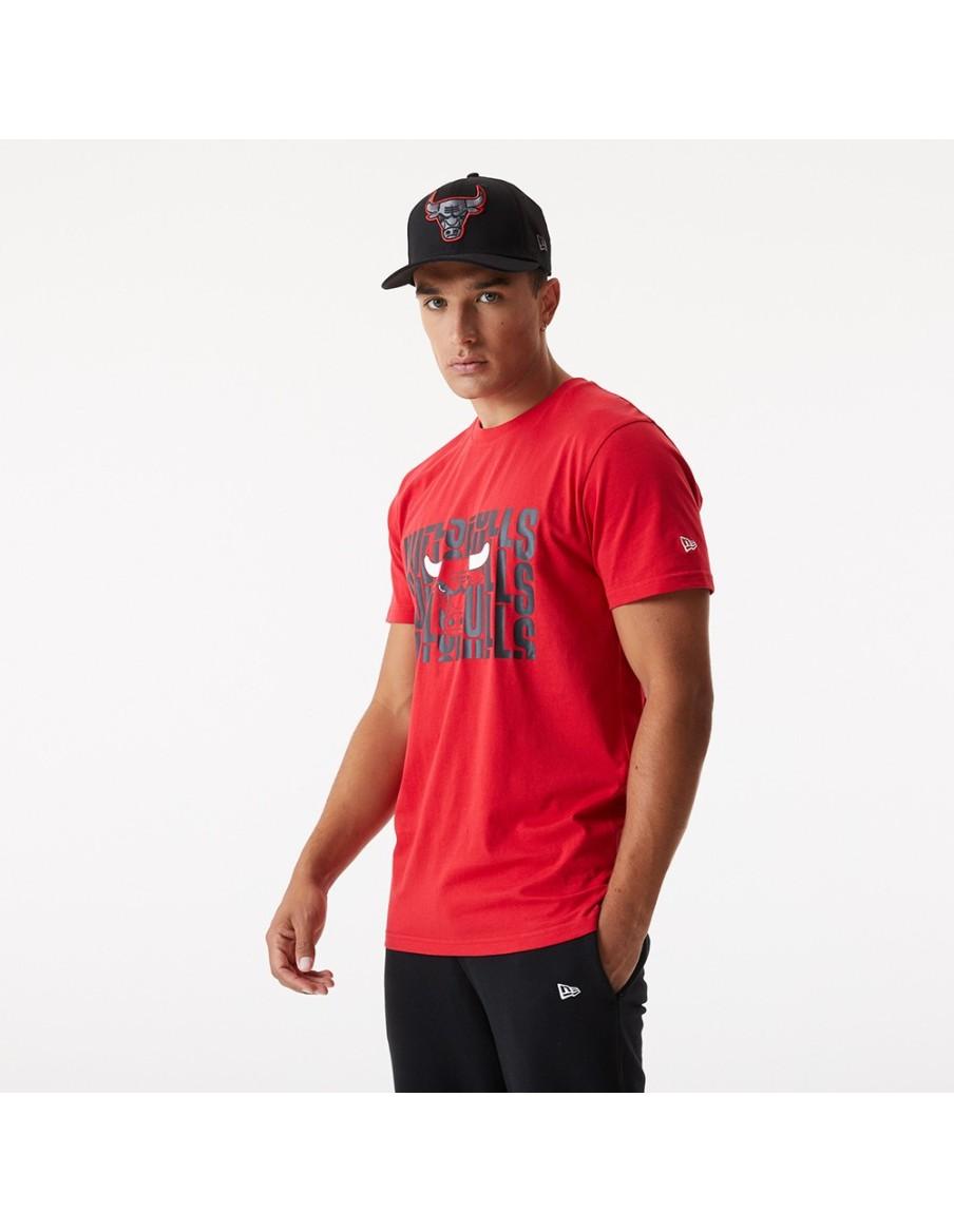T-SHIRT HOMMES NEW ERA CHICAGO BULLS WORDMARK- 12590886