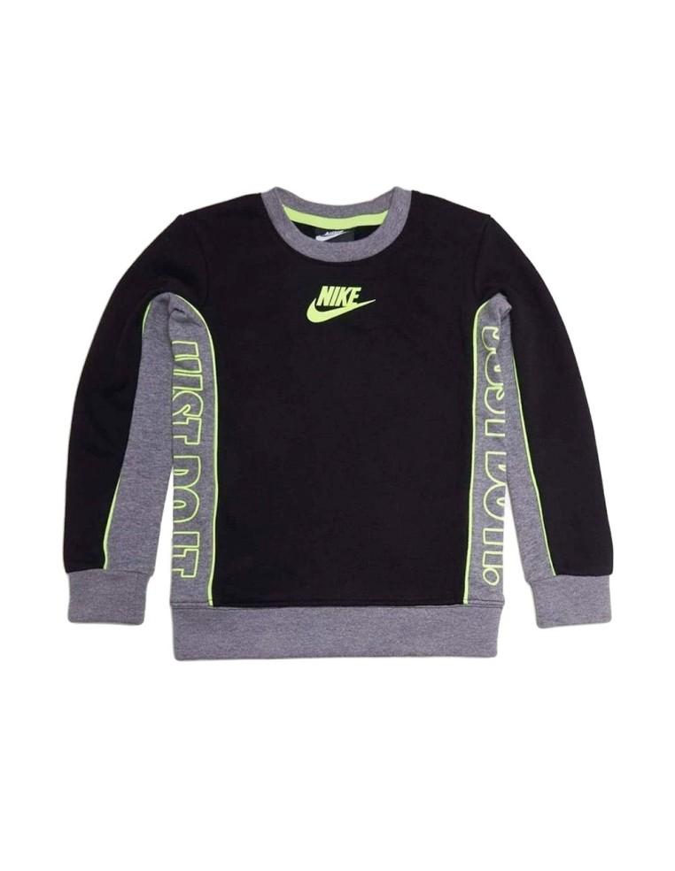 SWEAT CHILD NIKE COLORBLOCK FLEECE CREW NECK- 86H469-023