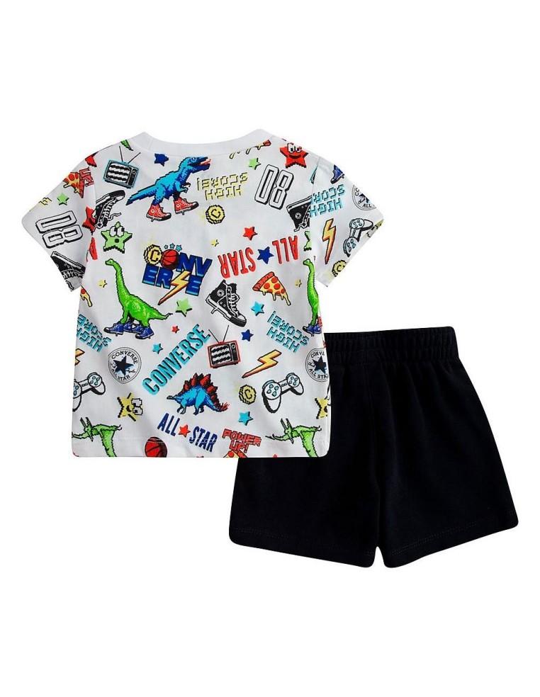 COMPLETO BAMBINO CONVERSE GAMING ALLOVER PRINT- 6CB353-023